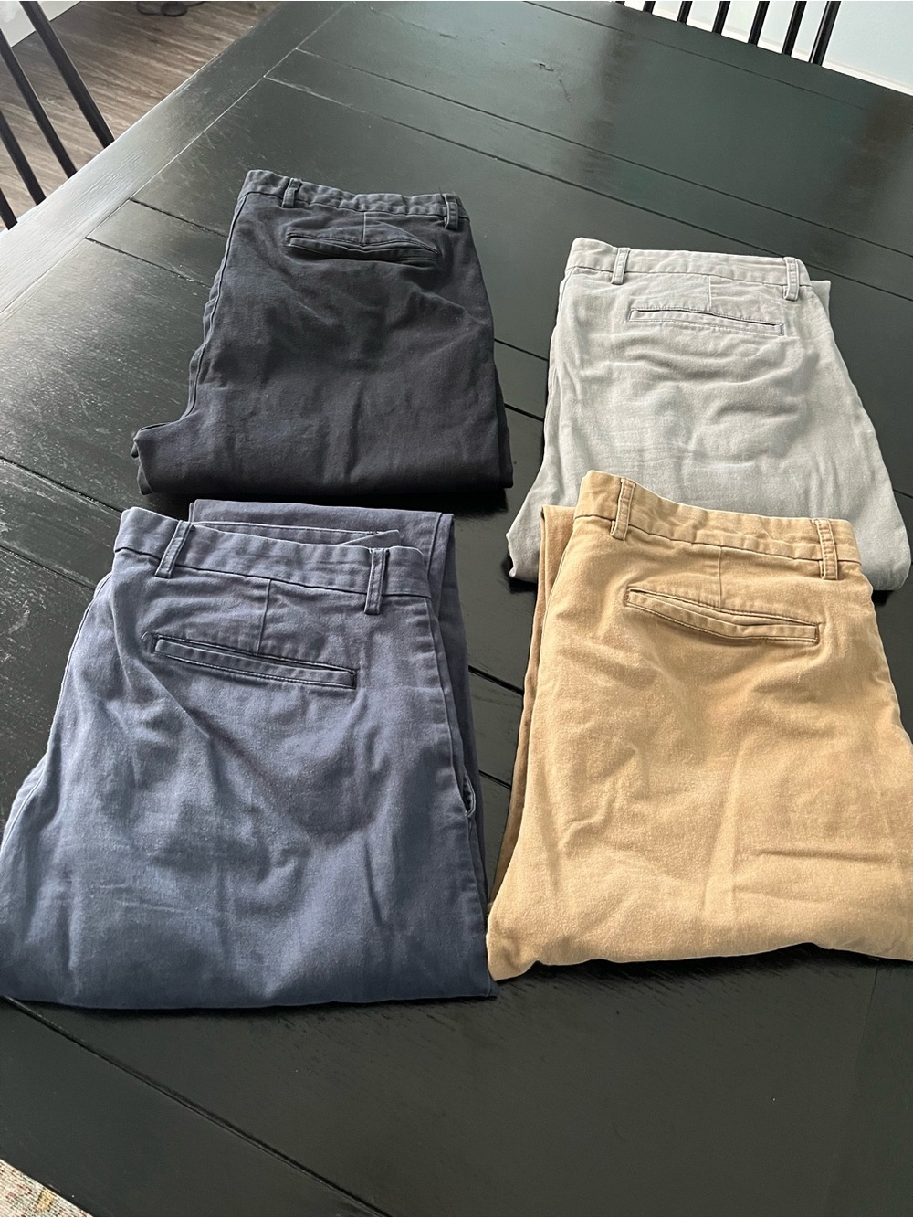 Old Navy Men's Chinos in Navy, Black, Light Gray, Khaki